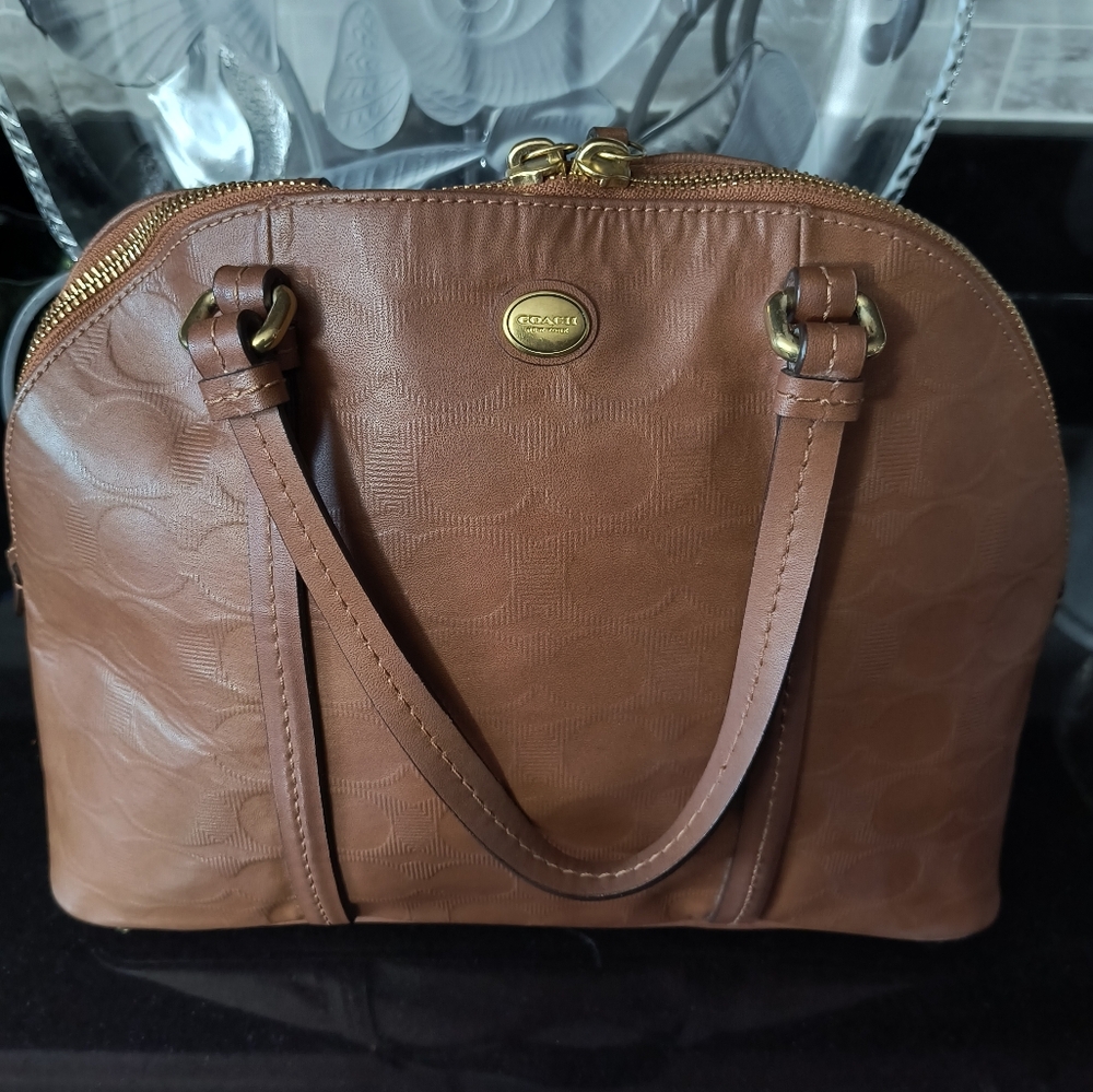 Coach Brown Leather Handbag